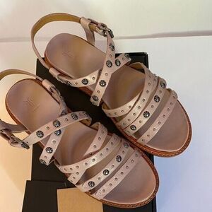 Frye Lilac Andora Concho Sandals Shoes Style 70027 Size 9.5